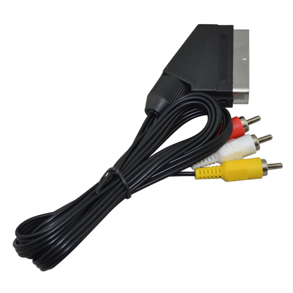 Scart Cable To 3 RCA AV TV Vid - огляд і ціна Gaming Console Latest