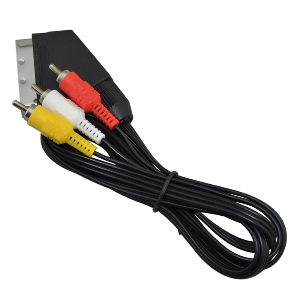 Scart Cable To 3 RCA AV TV Vid - огляд і ціна Gaming Console Latest