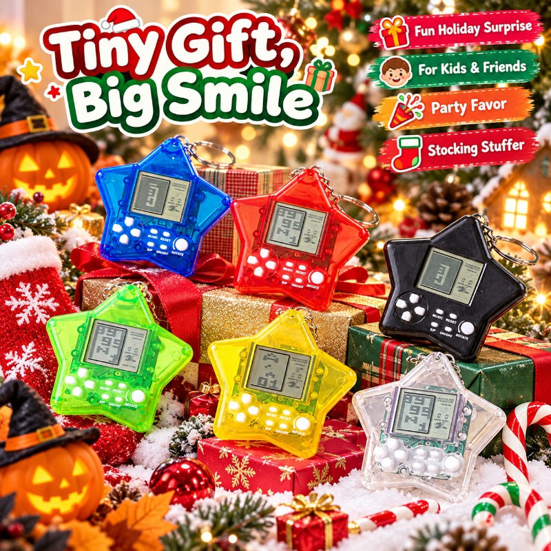 Classic Retro Tetris Gaming Ma - огляд і ціна Gaming Console Keychain
