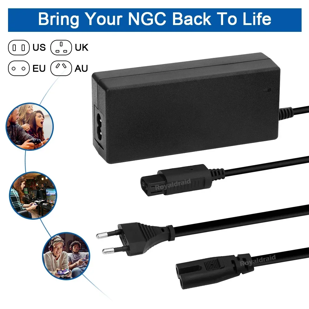 EU/US/UK/AU Plug AC Adapter Po - огляд і ціна Gaming Console Buttons
